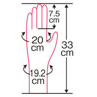 【ビニール手袋】 オカモト カシニーナ フィッティドレス ラッキーブルー M 1双