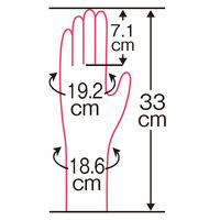 【ビニール手袋】 オカモト カシニーナ フィッティドレス フラミンゴピンク S 1双