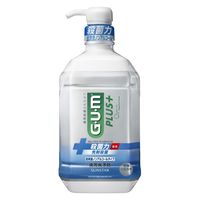 ガム・プラス デンタルリンス 低刺激ノンアルコールタイプ 900mL 2本 サンスター GUM マウスウォッシュ 液体歯磨き 殺菌 むし歯