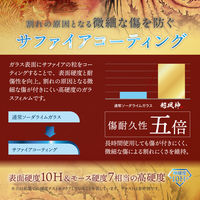 iPhone 14/13/13 Pro ガラスフィルム「GOD GLASS 超凰神」 練磨 全画面保護 反射防止・ブルーライトカット（直送品）