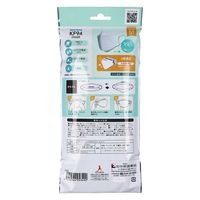 中京医薬品 クイックシールドKF94マスク ホワイト ふつうサイズ 5枚入 4514544053492 1袋(5枚入)×12セット（直送品）