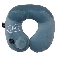 ハイ・キューブ GI-AIR ポンプ式ネックピロー アイスブルー HC-016 2セット（直送品）