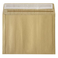 紙製クラフトクッション封筒 258×197mm ネコポス対応サイズ 茶 開封テープ付き 1セット（100枚：25枚入×4）今村紙工