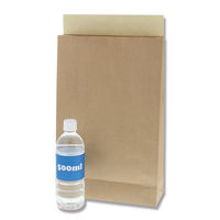 シモジマ HEIKO 宅配袋（紙製） 茶 M 封かんシール付 1パック（25枚入） 004192405