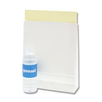 シモジマ HEIKO 宅配袋（紙製） 白 S 封かんシール付 1パック（25枚入） 004192401