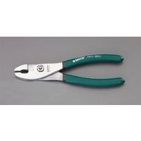 エスコ 200mm コンビネーションプライヤー EA680S-200 1セット(5丁)（直送品）