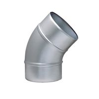 エスコ φ150mm 45 ゚スパイラルエルボ EA997DE-14 1セット(5個)（直送品）