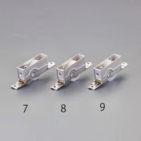 エスコ 30mm 戸車(丸型・ポリアセタール樹脂車・ステンレス枠) EA986RH-9 1セット(5個)（直送品）