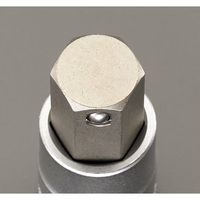 エスコ 1/4”DRx3/32” [HexーPlus]ビットソケット EA617AJ-42 1セット(5個)（直送品）