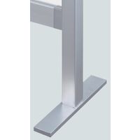 エスコ 35x300x8mm 30角用アルミ座金 EA976CB-51 1セット(3個)（直送品）