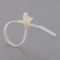 エスコ 157x3.5mm プッシュマウントタイ(100本) EA475GF-2 1セット(400本:100本×4袋)（直送品）