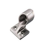 エスコ 25mm パイプ用ブラケット(ステンレス製/止め) EA951EW-161 1セット(3個)（直送品）