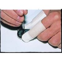 エスコ [L] 指カバー(革製) EA353A-12 1セット(4個)（直送品）