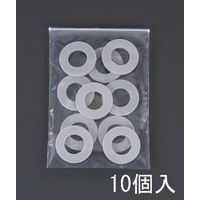 エスコ M20 ワッシャー(塩化ビニール製/10個) EA945AY-20W 1セット(40個:10個×4袋)（直送品）