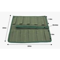 エスコ 300x300mm ツールロール(10ポケット) EA925ME-31 1セット(3枚)（直送品）