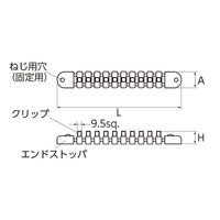 エスコ 3/8”DR/10個 ソケットホルダー EA618PZ-10 1セット(3個)（直送品）