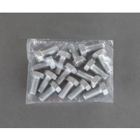 エスコ M20x100mm 六角ボルト(どぶメッキ/2本) EA949LD-2099 1セット(10本:2本×5袋)（直送品）