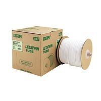 エスコ φ6.4mmx100m ドラム式丸チューブ EA761DC-38 1巻（直送品）