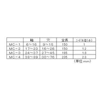 エスコ 38ー89/30ー76mm スナップリングプライヤー(内外兼用) EA590MC-4 1丁（直送品）