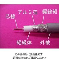 エスコ 6.0mmx 20m 同軸ケーブル(75Ω/灰) EA940AR-32 1巻（直送品）