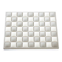 イシガキ karari珪藻土フィットタイルバスマットL グレー HO1915 1個（直送品）