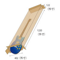 ザップ 通販用ギターケース(タテ入れ式)402×1220×122mm 5mm厚 7504 1箱(10枚入)（直送品）