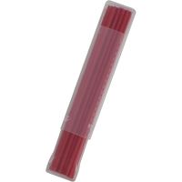 高儀 TAKAGI 建築用シャープペンシル替芯24本入 2.0mm赤 4907052181144 1セット(10個)（直送品）