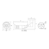 マザーツール 10倍電動ズームレンズ搭載2.1メガピクセル 防水バレット型AHDカメラ MTWーK550AHD 1個（直送品）