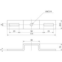 マザーツール ドームカメラ用ブラケットアタッチメント SDーDBKA 1セット(5個)（直送品）
