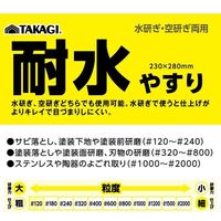 高儀 TAKAGI 耐水やすり #2000 4907052221017 1セット(20個)（直送品）