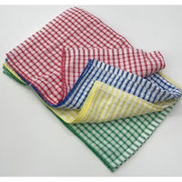 日繊商工 ミニチェックキッチンクロス（色アソート） 632A(401021-60) 1箱（60枚入）（直送品）