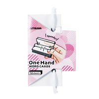 クツワ ワンハンド単語カード 小 ピンク SC234PK 1セット(5個)（直送品）