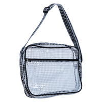 アスクル限定販売 トラスコ中山 エンジニアクリアバッグ 透明ショルダーバッグ 410×310×90mm 5個セット  オリジナル