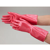 【天然ゴム手袋】 ダンロップホームプロダクツ リッチネ 中厚手 ピンク M 9704 1双
