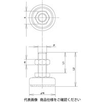 岐阜産研工業 AE型 アジャスター AEー16 1セット(2個)（直送品）