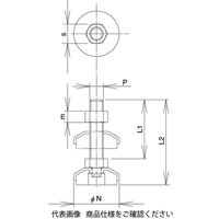岐阜産研工業 AE型 アジャスター AEー12 CP AE-12-CP 1セット(3個)（直送品）