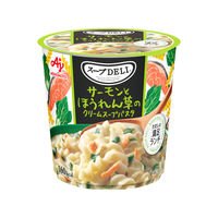 インスタント　クノール　スープDELI スープDELI サーモンとほうれん草のクリームスープパスタ (容器入) 　12個　スープデリ　味の素
