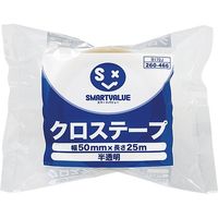 ジョインテックス 半透明クロステープ50mm*25m B172J 1セット(1巻×5)