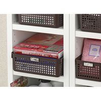 イノマタ化学 ネームバスケット A4 ブラウン #4586 1セット(1個×5)