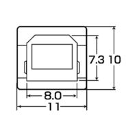 サンワサプライ USBコネクタキャップ TK-UCAP3　1セット（30個：6個×5個）（直送品）