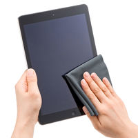 サンワサプライ クリーニングクロス(タブレット用) CD-CCTAB1GY 1セット(5個)