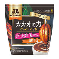【機能性表示食品】森永製菓 カカオの力＜CACAO70＞1セット（200g×3袋）