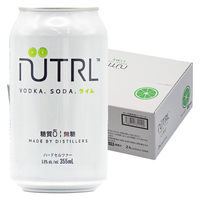 ハードセルツァー 糖質ゼロ 無糖 NUTRL ニュートラ ウォッカソーダ ライム 355ml 1ケース（24本）