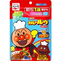 【1歳頃から】アンパンマンカレールゥ 甘口 チャック付粉末タイプ 8皿分 1セット（5袋）永谷園 ベビーフード