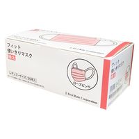 フィット使い切りマスク 極太 ローズピンク FR-645 1箱（50枚入） ファーストレイト