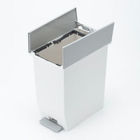 リス 抗菌 バイオ 棚下で使えるペダルダストボックス45L ニーナグレー GGYA308 1台 オリジナル