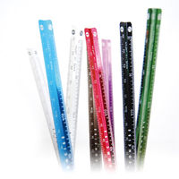 TTC アルミ三角スケール ナノ 15cm ブルー 120360 1セット(2個)