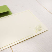 包む 封筒付きミニメッセージカード ミモザと蝶 5枚入 TC097 1セット（5個）（直送品）