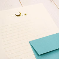 包む レターセット 月と星 TL094 1セット(1パック×3)
