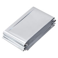 【エマージェンシーシート】「現場のチカラ」アルミブランケット 1セット（10個：1個×10）  オリジナル